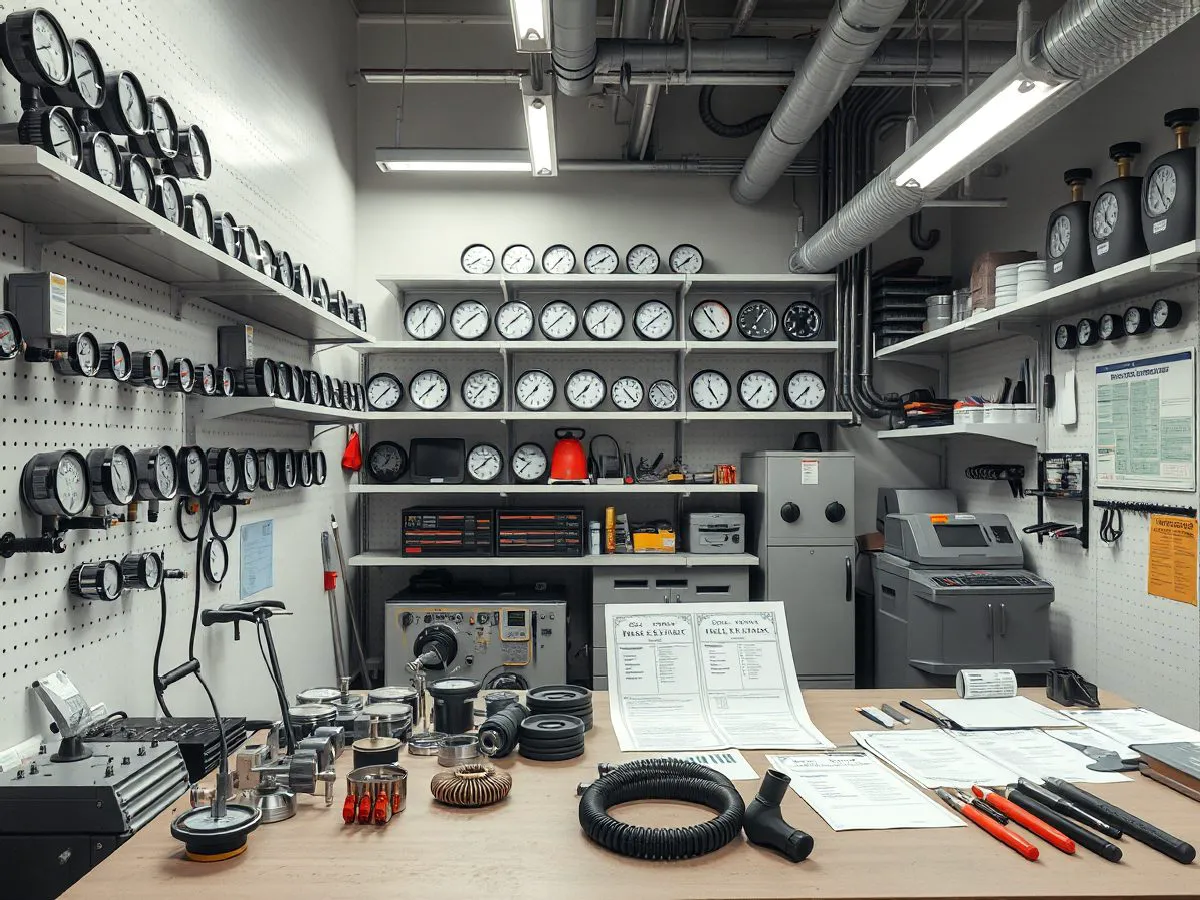 科炜压力仪表展示与计量器具型式批准证书